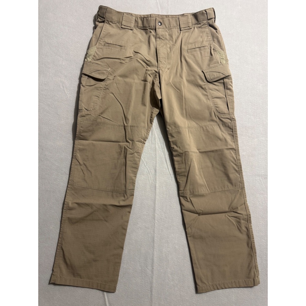 5.11 Tactical Stryke Pants Mens 40x32 Khaki Tan Ripstop Cargo 74369-070